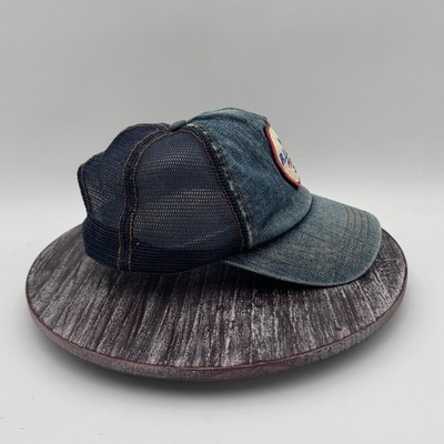 polo jeans ハット　90s Vintage Polo Jeans Co Ralph Lauren Hat Denim Trucker Mesh Snapback