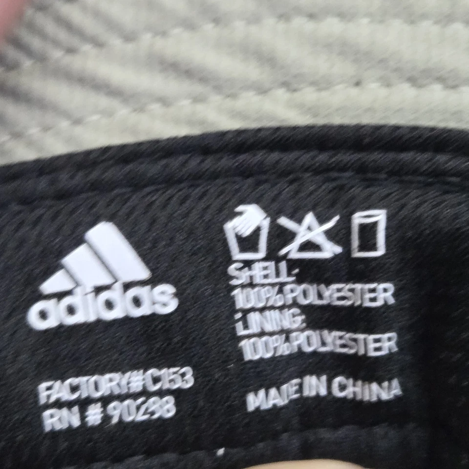 Adidas Hombres Boonie Sombrero TALLA ÚNICA Gris Claro Anchas Correas Ajustables Foto 3 de 4