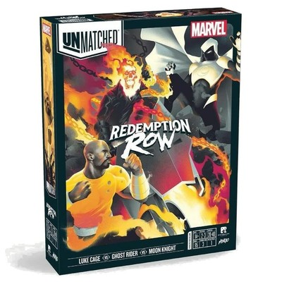Restoration Games   Unmatched: Redemption Row   Board Game   Ages 14+   2-3 Play