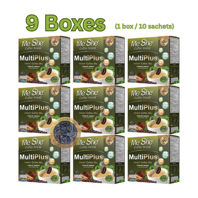 9x Me She' Coffee  Weight Control Block Burn Digestive Healthy Herbal