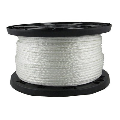 Quality Nylon Rope 1/4 Nylon Rope Solid Braid Utility Rope 500 Ft Spool Dyeable