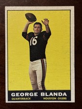 1961 Topps George Blanda #145 Oilers 