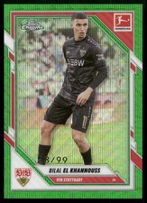 Bilal El Khannouss Chrome Bundesliga 2025/26 Green /99 #95