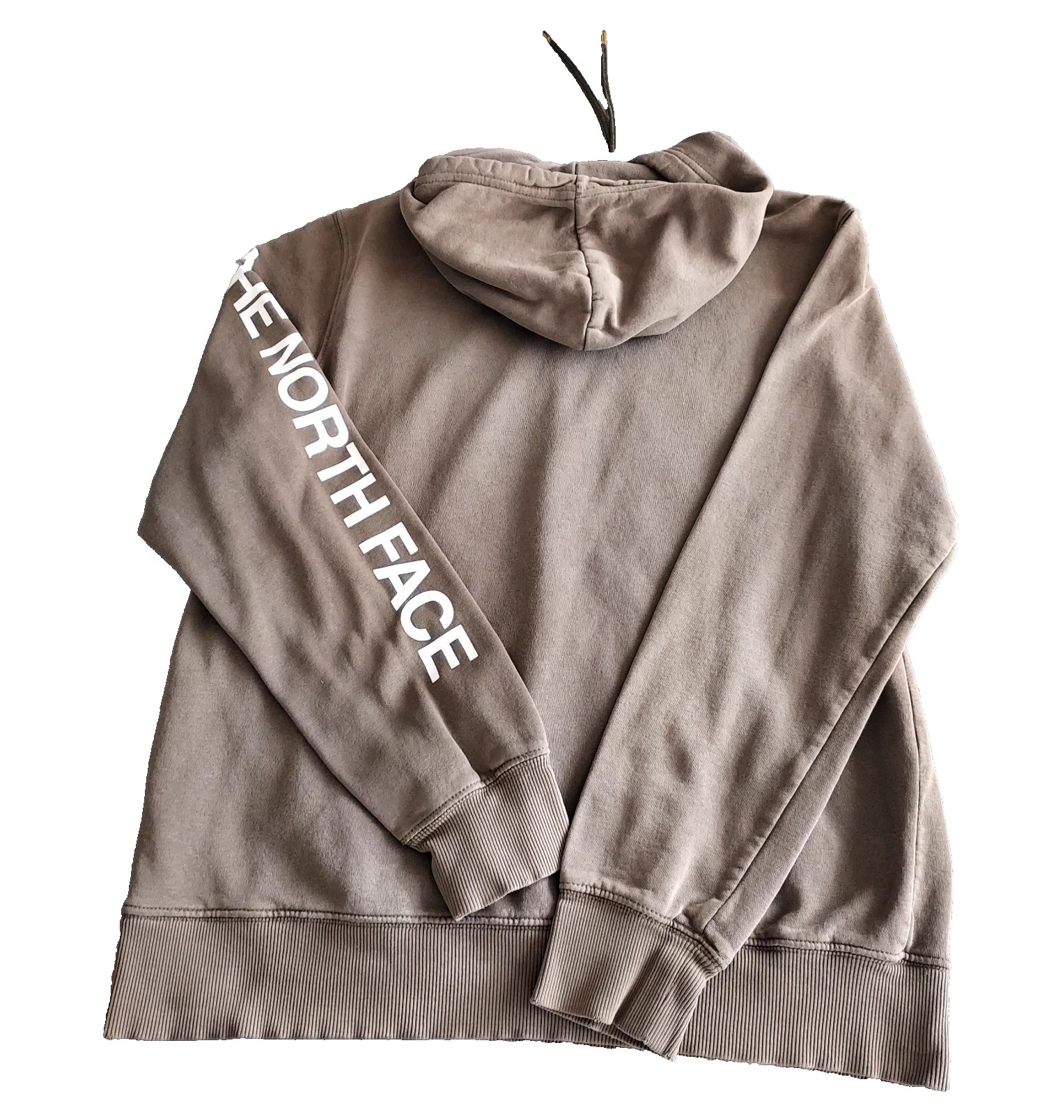 North Face Half Dome Hoodie Men’s Medium Brown Spell out Hit Pullover Sweatshirt thumbnail 6