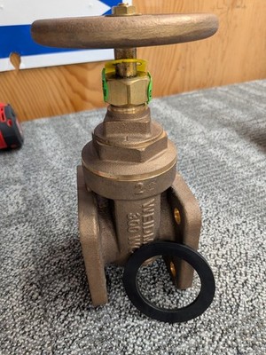 United Brass Works Model 11 2'' Flanged Rising Stem Gate Valve Weidmann 300 WOG