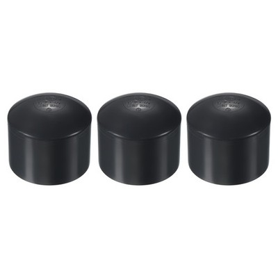 1-1/2'' 3Pack UPVC Rohrleitung Ende Kappe Fitting Stopfen Steckdose Adapter
