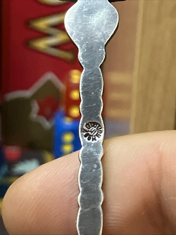 Cuchara moderna de mediados de siglo de plata de ley, 14,9 g, probada, región vinícola de California Foto 3 de 4