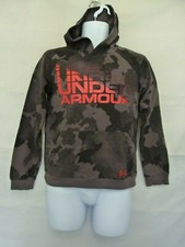 Under Armour Loose ColdGear Graphic Hoodie Camo Logo Front Size YXL
