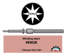 N°401 Tige de remontoir WINDING STEM Mécanique - VENUS - CHOOSE FROM LIST
