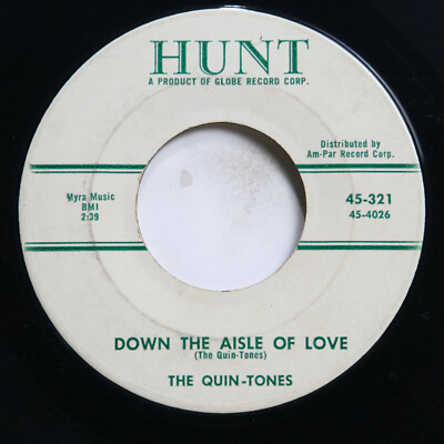 QUIN-TONES - DOWN THE AISLE OF LOVE / PLEASE DEAR - DOO WOP 45