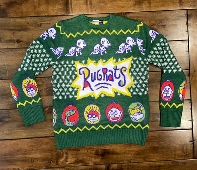 NEW Rugrats Ugly Christmas Sweater Men 