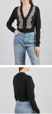  GIAMBATISTA VALLI H&M JUWELEN CARDIGAN GR. L 