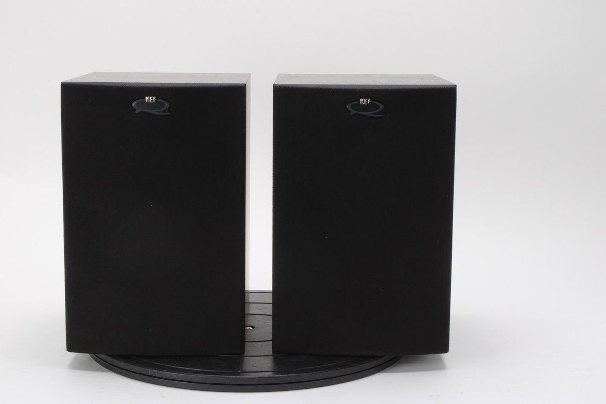KEF Q15.2 スピーカー KEF Q15.2 Pair of Bookshelf Speakers 10-100W 8 Ohm Bi-Wired Black