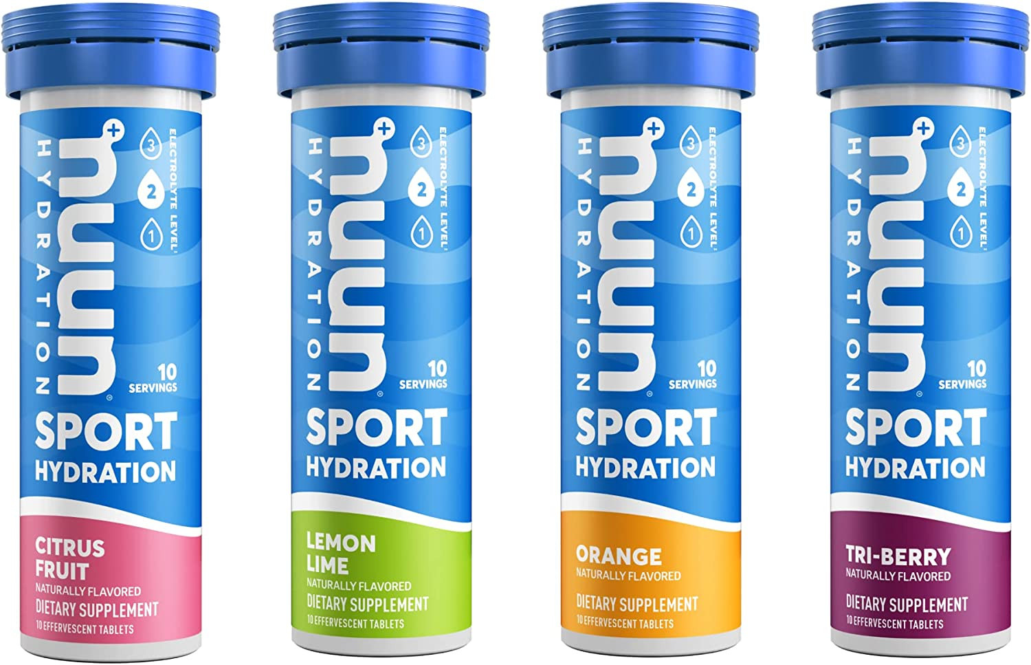 Nuun Sport Electrolyte Tablets - Mixed Citrus Berry - 4 Pack (40 Servings)