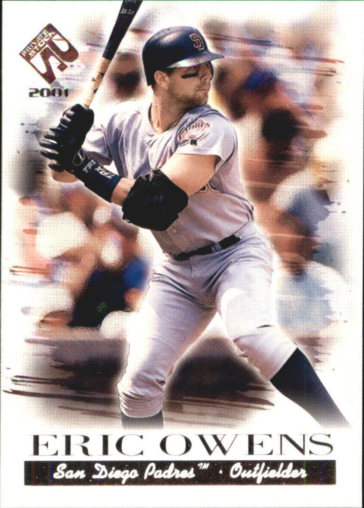 2001 (PADRES) Pacific Private Stock Silver #105 Eric Owens