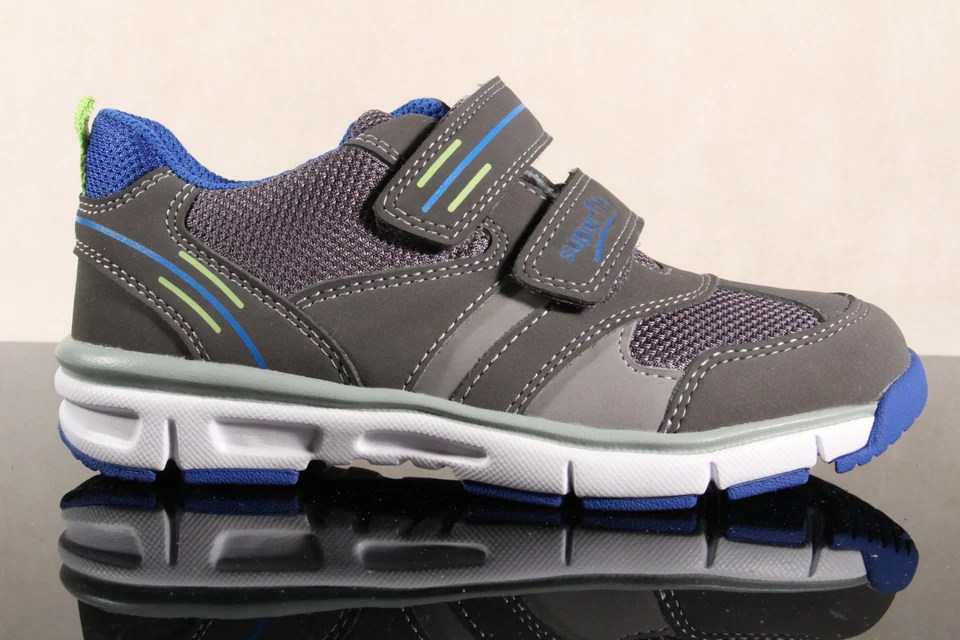 Zapatillas deportivas Superfit grises sin cordones para niños ¡NUEVAS! Foto 2 de 4