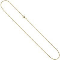 1,2Mm Ankerkette Kette Halskette Collier Aus 585 Gold Gelbgold, 45Cm