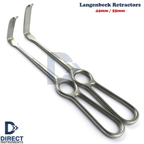 4Pcs Set - Dental Lip Cheek Retractors Langenbeck Bowdler Henry Rake Middledorf - Bild 2 von 4