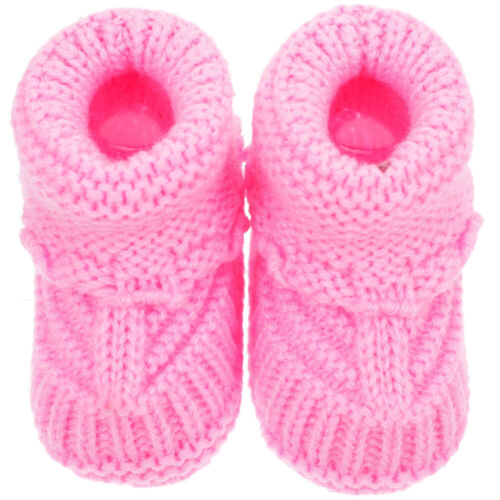 Säugling gehäkelte Schuhe handgefertigte Strickschuhe Baby Säugling Stiefel Neugeborener Frühling - Bild 1 von 12