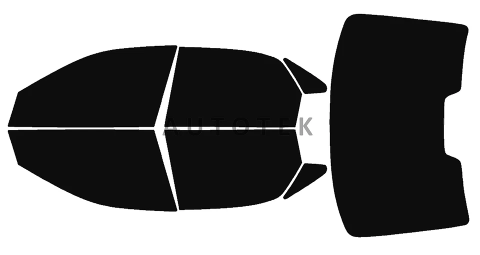PreCut Todos os Lados + Película para Janela Traseira Qualquer Sombra % Para Volvo S80 1999-2006 - Imagem 3 de 4