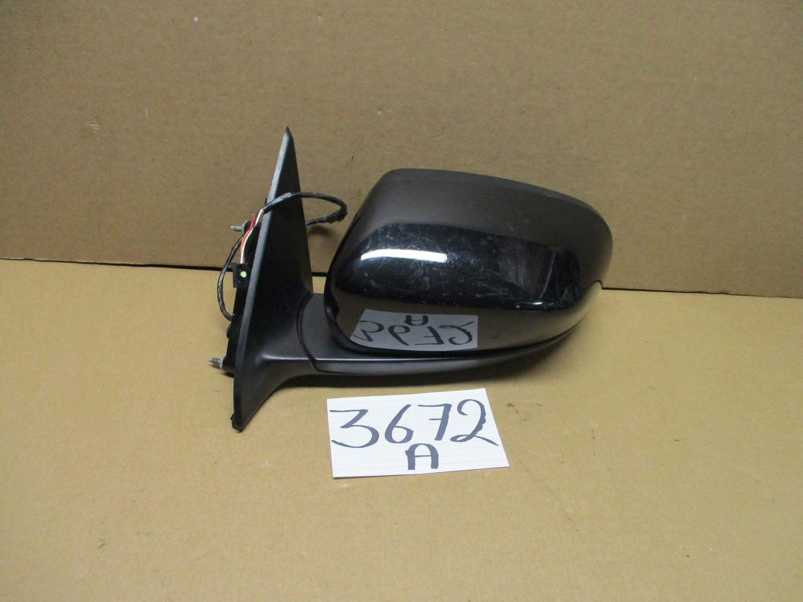14 15 16 Jeep Cherokee DRIVER side Used Power Mirror Black #3672-A