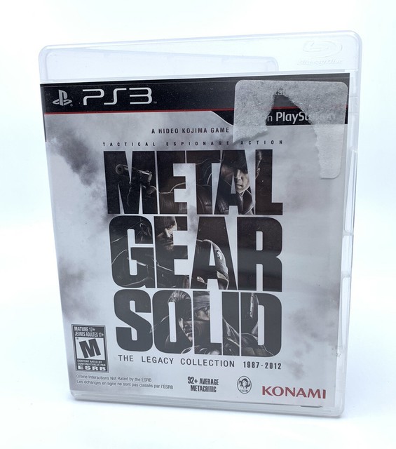 Metal Gear Solid: The Legacy Collection 1987-2012 (PS3, 2013) for sale