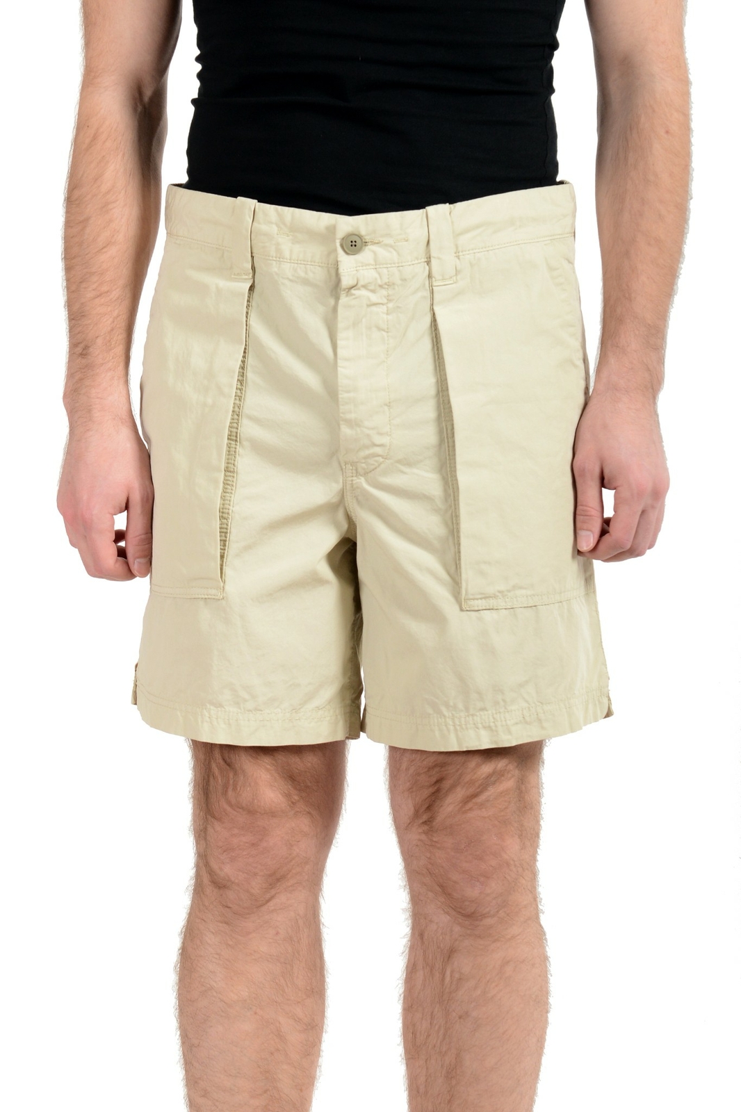 Hugo Boss Selian-Шорты мужские бежевые повседневные шорты свободного кроя US 32-48 14790₽