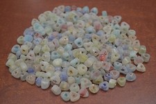 1000 PCS ASSORTED MIX BULK COLOR GLASS BEADING BEADS 1 LB BD-853