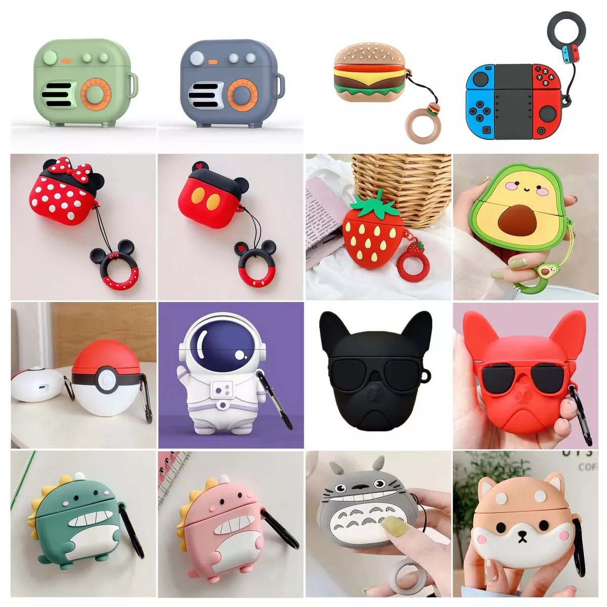 Airpods 3 Pro 1 2 Case 3D Cute Cartoon Animal For Apple Airpods 1