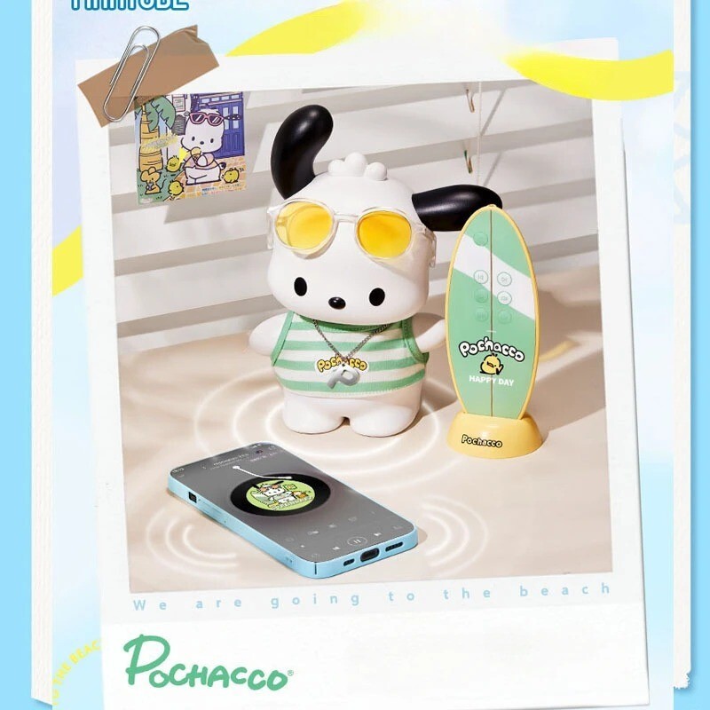 Official Sanrio Pochacco Dog Bluetooth Beach Party Speaker