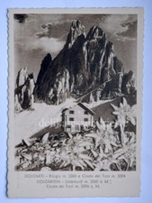 RIFUGIO CRODA DEI TONI Belluno Auronzo Dolomiti cartolina