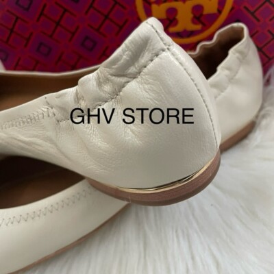 Tory Burch Multi Logo Ballet 6.5 クリーム Tory Burch multi logo ballet flat – USASHOPDIRECT LLC