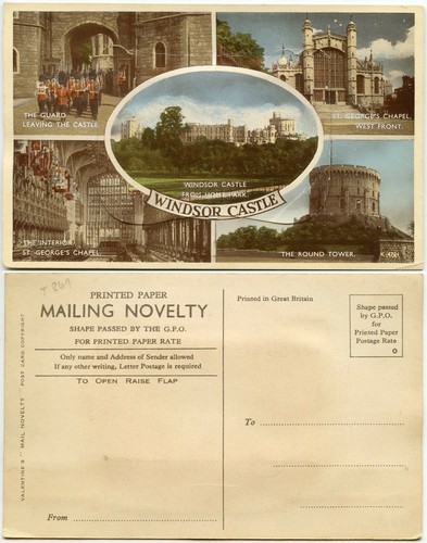 VIEW NOVELTY Pullout Flap Multiview Postcards 1940 to 1960..FINE UNUSED - Picture 3 of 44