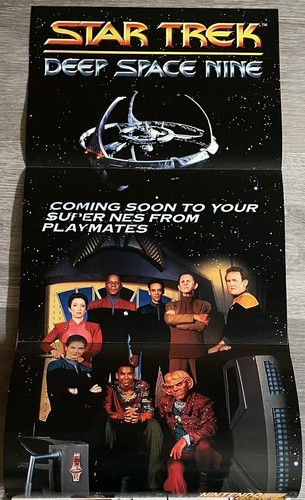 NINTENDO POWER 70: marzo 1995 ~ NBA Jam T.E.; Póster Star Trek Deep Space Nine - Imagen 2 de 3