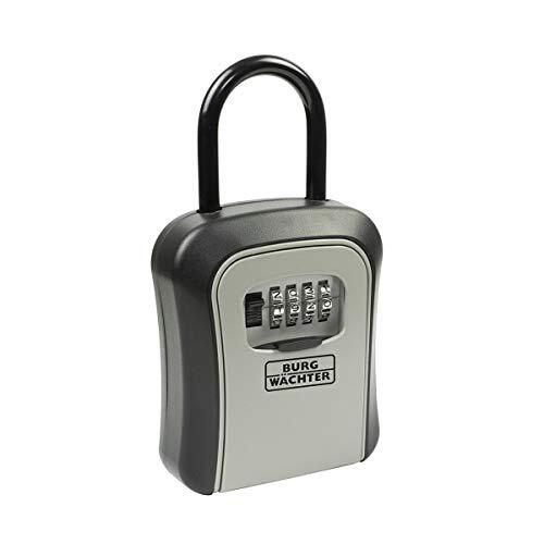 Burg-Wachter Cassaforte per chiavi con arco rimovibile, Key Safe 50 SB, Zinco pr