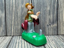1996 Scared Shaggy  Scooby 3.75" Burger King Pull  Go Action Figure Scooby-Doo