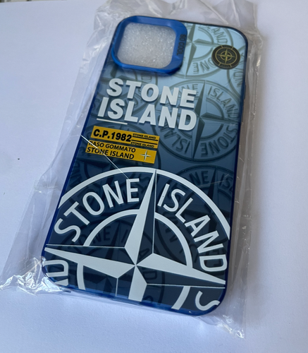 Coque Trend Stone Island Bleu iPhone 13 | Livraison Offerte - Photo 3/5