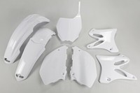 Set Plastics Motorradverkleidungen Yamaha 125 - 250 2006 - 2014 Weiß Nur USA Ufo
