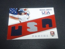 Michael Amditis 2015 PANINI USA COLLEGIATE MEM 63/99 Card #1 NATIONAL TEAM