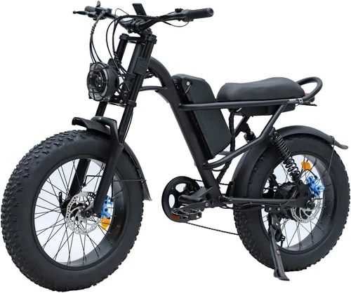E-Bike 20" Fat Reifen Elektrofahrrad 1000W 48V/15.6AH City Mountain Ebike 28MPH - Bild 1 von 12