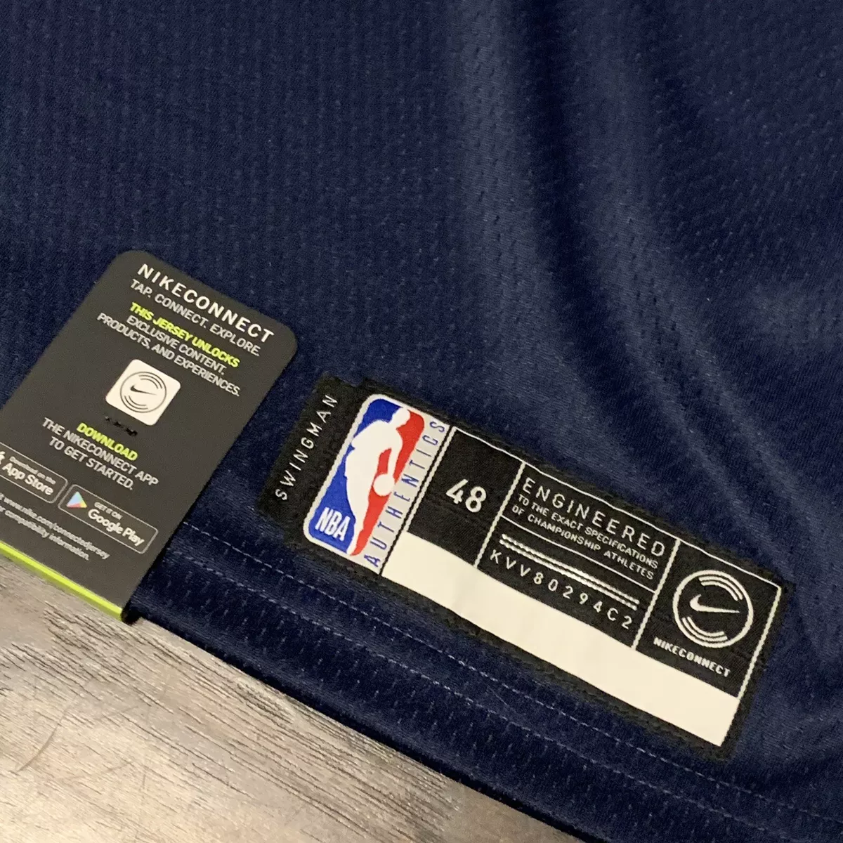 Unisex Nike Zion Williamson Navy New Orleans Pelicans Swingman Badge Player Jersey - Icon Edition