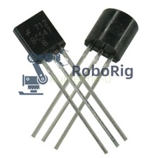 50PCS BC547 TO-92 NPN 45V 0.1A Transistor New
