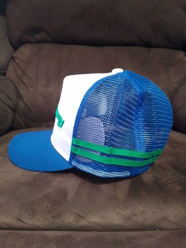 Walcha Energy Blue White Snapback Ap Hat Mesh Osfm - Picture 2 of 5