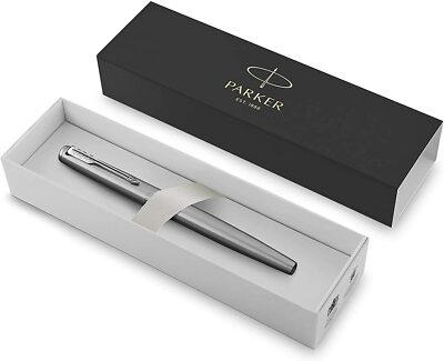 Parker Jotter Fountain Pen, Medium Point Blue Ink, Choose Body and Trim Color