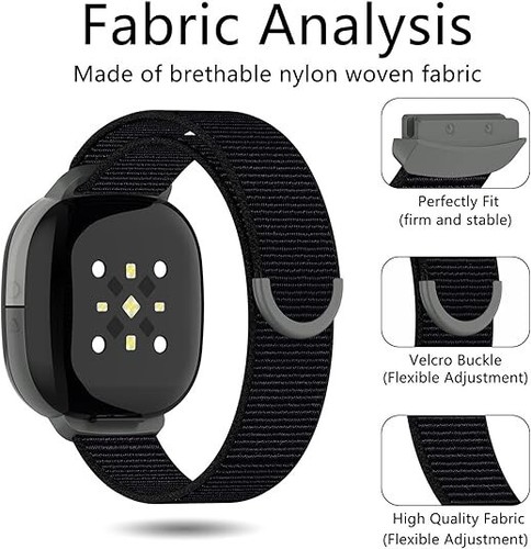 Fitbit Ace LTE-kompatibles Nylonarmband, weich, robust und einfach zu tragen - Bild 3 von 26
