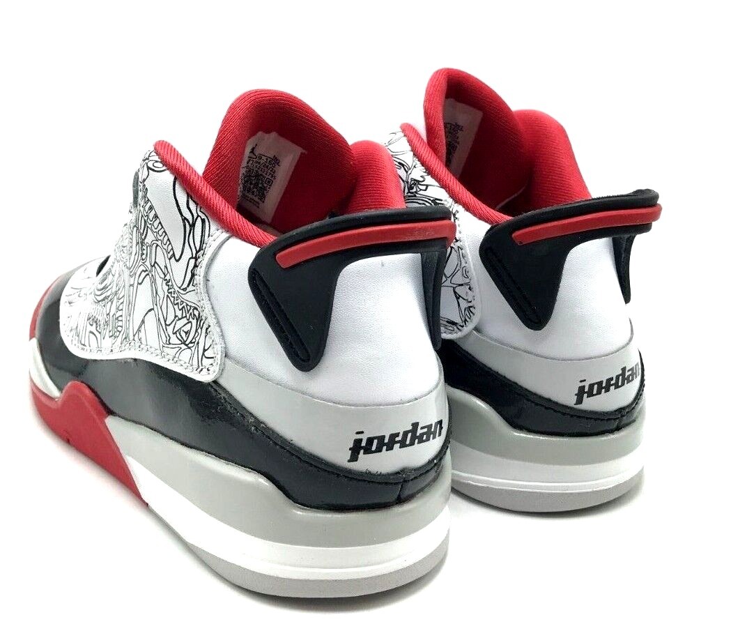 NEW* Pre-School Kids Nike Air Jordan Dub Zero (PS) White/Red