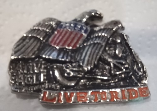 Vtg. Live to Ride Biker Metal Pins FREE SHIPPING! - Picture 2 of 6
