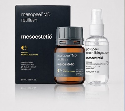 MESOESTETIC MESOPEEL MD RETIFLASH 50ML Skin Clarifying Solution (Set)