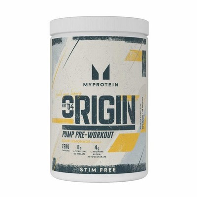 Myprotein Origin Pump Pre-Workout - Sour Lemonade, 750g