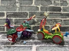 VTG 1990 Teenage Mutant Ninja Turtles Toilet Taxi & Sludgemobile Near Complete